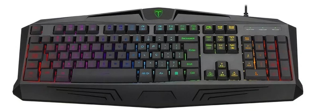 T-DAGGER TANKER TECLADO BLACK SP T-TGK106 MEMBRANA RGB GAMER