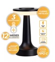 VELADOR TOUCH RECARGABLE CALIDO NEUTRO FRIO COLOR NEGRO 5V 5W