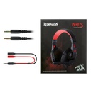 REDRAGON H120 RGB ARES CON ADAPTADOR P2 3.5MM HEADSET AURICULAR GAMER