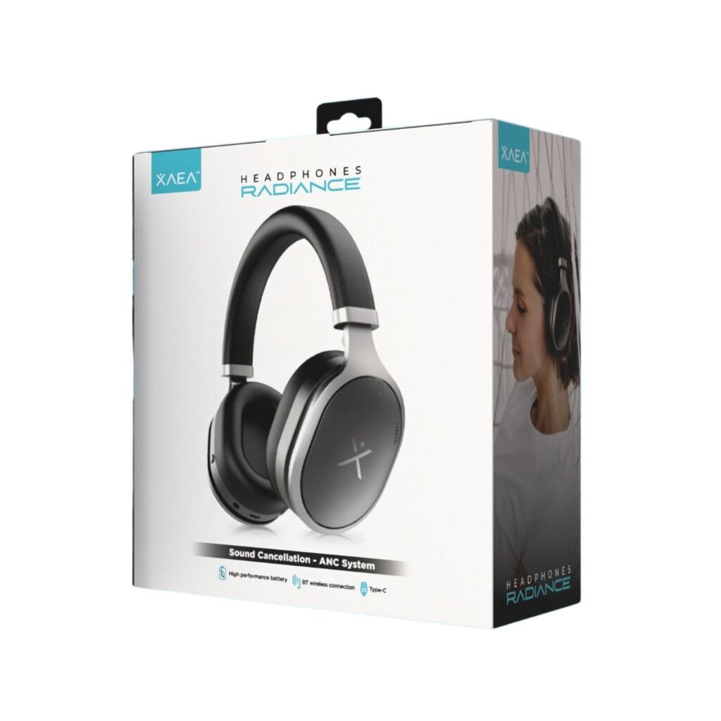 Xaea Radiance Auricular Bluetooth Y Cable - Cancelacion Ruido Activa Tipo C Negro Modx-703 