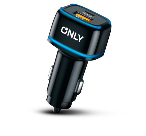 Only Cargador 12V Gear 4.8A 1 Usb + 1 Tc + Cable Tipo C Mods-504Gear 