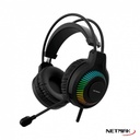 Combo Netmak! Auricular + Teclado + Mouse + Base Auriculares +  Parlantes