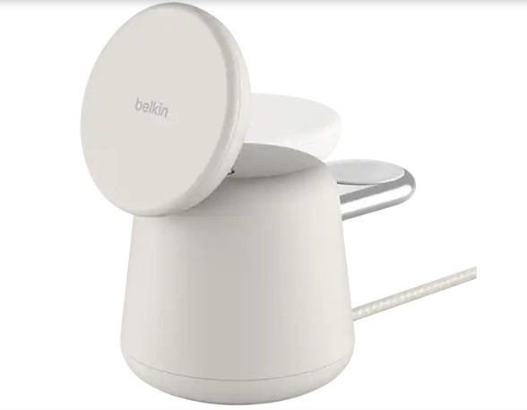 Cargador Inalámbrico Celular F188 3 En 1 Chargin 360° Magnético 15W