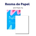 Duplituc Resma Papel Obra 500 Hojas A4 (210 X 297Mm) 70Grs 