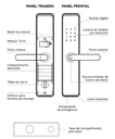 Novohome Nh-Sl35 Cerradura Electronica Inteligente Novohome Digital Smart Lock Huella Dactilar + Aplicacion + Tarjeta De Acceso + Contraseña + Llave De Emergencia