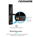 Novohome Nh-Sl35 Cerradura Electronica Inteligente Novohome Digital Smart Lock Huella Dactilar + Aplicacion + Tarjeta De Acceso + Contraseña + Llave De Emergencia