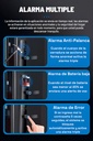 Novohome Nh-Sl35 Cerradura Electronica Inteligente Novohome Digital Smart Lock Huella Dactilar + Aplicacion + Tarjeta De Acceso + Contraseña + Llave De Emergencia