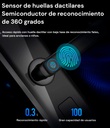 Novohome Nh-Sl35 Cerradura Electronica Inteligente Novohome Digital Smart Lock Huella Dactilar + Aplicacion + Tarjeta De Acceso + Contraseña + Llave De Emergencia