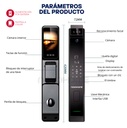 Novohome Nh-Sl45 Cerradura Electrónica Inteligente Digital Biométrica Smart Lock Con Reconocimiento Facial 3d + Huella Dactilar 9 Funciones