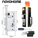 Novohome Nh-Sl55 Cerradura Electronica Inteligente Digital Smart Lock Reconomiento Facial 3d Huella Dactilar Tarjeta Aplicacion 