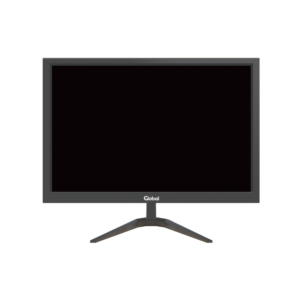 Global Monitor 19" Hd Oficina Negro Base V 60Hz Vga Hdmi