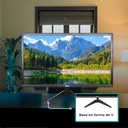 Global Monitor 27" Full Hd 60Hz Oficina Negro Base V  Vga Hdmi  