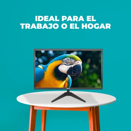 Global Monitor 27" Full Hd 60Hz Oficina Negro Base V  Vga Hdmi  