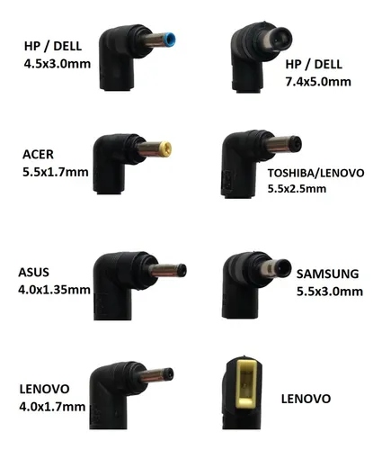 Probattery Cargador Universal Para Notebook 65W Automático 8 Pines