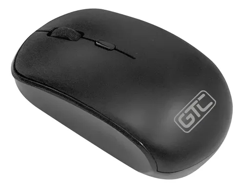 Gtc Mig-124N Mouse Inalámbrico Usb Office Click Óptico Negro 1600Dpi (1 Pila AA No Incluida)