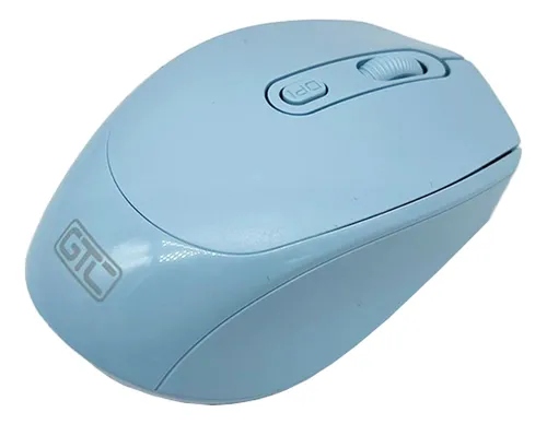 Gtc Mig-123A Mouse Inalámbrico Usb Soft Palm 1600Dpi Azul (1 Pila AA No Incluida)  (copia)