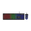 Gtc Escritorio Gamer Con Luz Rgb 120Cm X 73Cm X 60Cm + Combo Teclado y Mouse Cbg-025N + Auricular HSG-198 + Pad Mouse Pad-100R  Todo En 1