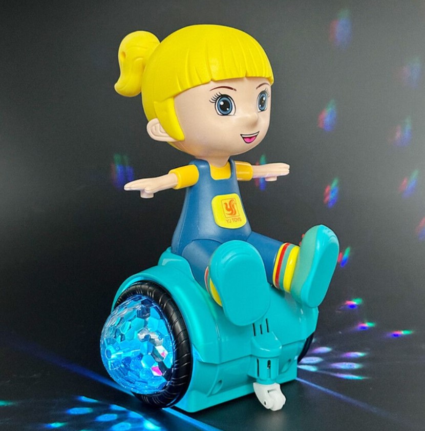 Muñeca Giratoria modz-007 gira con luces y musica