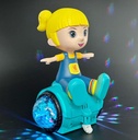 Muñeca Giratoria modz-007 gira con luces y musica