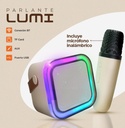 Lumi Parlante mini karaoke kids fm tws bluetooth con microfono recargable