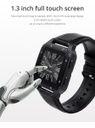 COLMI SMARTWATCH LAND 2 CURVO FITNESS FULL TOUCH LEATHER BLACK