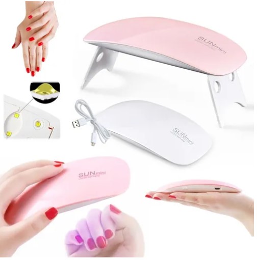 Sun Mini - Cabina portatil Usb para uñas 6 led