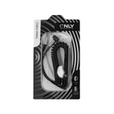 Only Cable Auxiliar 3.5 Mod69 1.8Mts Espiral Negro