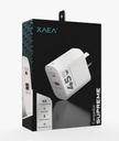 Xaea Cargador Celular 220V Supreme 5A 45W Tipo C Pd + Usb Mod504