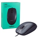 Logitech M90 - Mouse Usb Negro 3 Botones Con Scroll