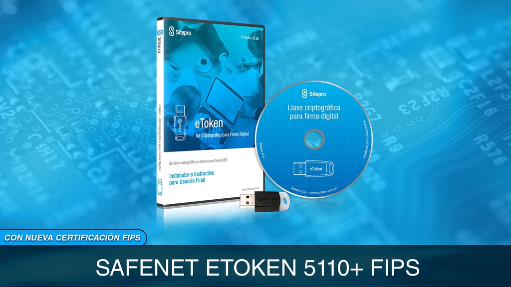 Etoken Safenet Et5110 + Fips Sitepro