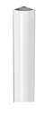 Macroled Perfil Aluminio para tira led mcpe1616102 16x16-10mmx2mt largo 2 mts angulo 45° Difusor Opal Pvc