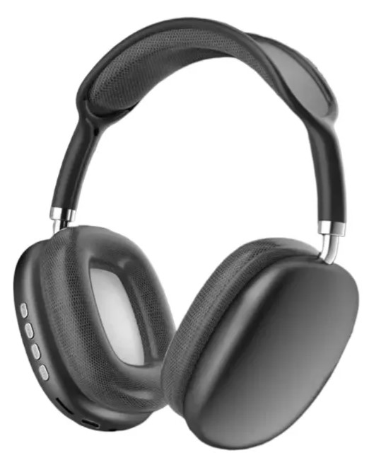 Auricular Vincha P9 Slot Microsd + Jack 3.5Mm Manos Libres Bluetooth 5.3 Negro