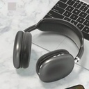 Auricular Vincha P9 Slot Microsd + Jack 3.5Mm Manos Libres Bluetooth 5.3 Negro