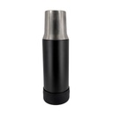 Termo Mate 1 Litro Acero Antideslizante Color Blanco O Negro
