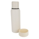 Termo Clásico 1 Litro Acero Antideslizante Color Blanco O Negro 