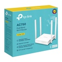 Tplink Router Archer C24 Ac750 Wir Dual Band 4 Antenas 2.4/5Ghz Función Repetidor