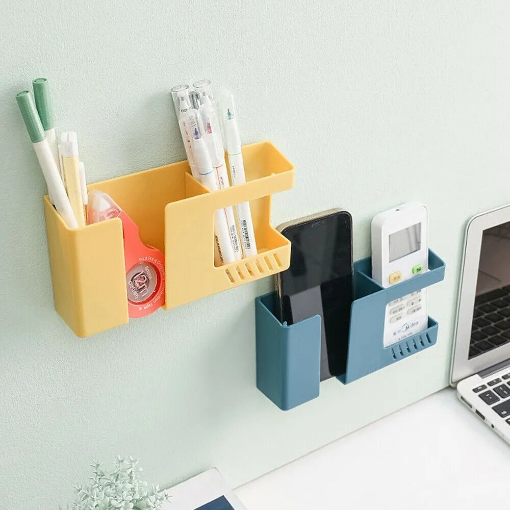 Organizador De Control Celular Cables Montaje En Pared 