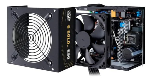 Cooler Master Fuente G Plus Gold 650W V2 Full Range /Ar Cord