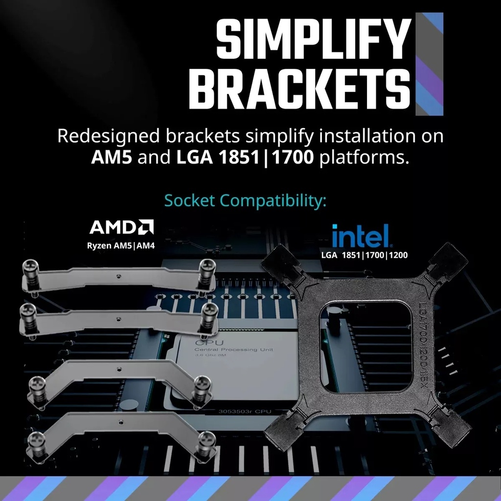 Cooler Master Air Cooler Hyper 212 Pro Black Argb (LGA1200/1700/AM4/AM5)