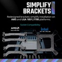 Cooler Master Air Cooler Hyper 212 Pro Black Argb (LGA1200/1700/AM4/AM5)