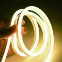Fl - Tira De Neon Led Flexible 12V 5Mts Exterior Color Blanco Calido - 6X12Mm 3000K 9W/Mt