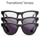 Rayban Meta Skyler - Shiny Black/Amethyst Transitions T150 S52