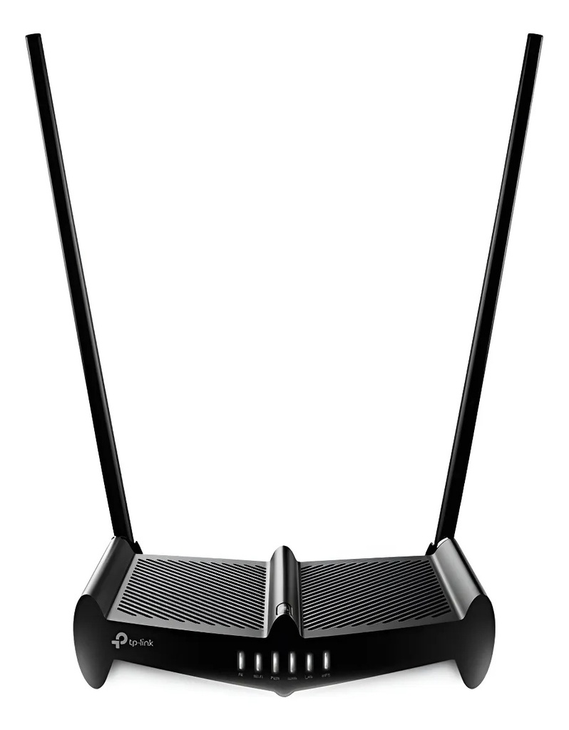 Tp Link Router Tl-Wr841Hp 300Mbps 2 Antenas 9Dbi Alta Potencia 1Watt Función Repetidor