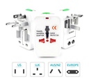 Adaptador Universal Multi Enchufe Mundial Viajes 110V-220V