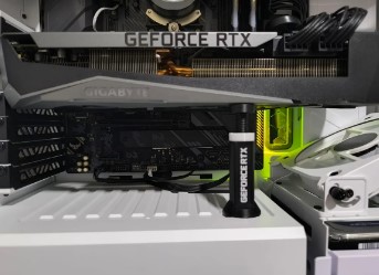 Soporte Placa De Video Anti Sag Regulable 3d Nvidia Radeon Negro