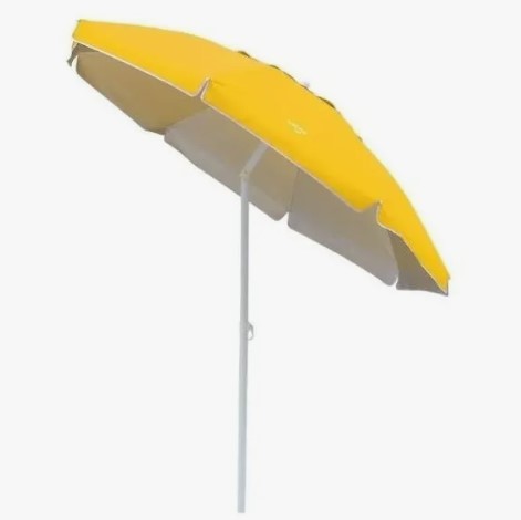 Sombrilla Ipanema 1.80 mts reforzada Aluminizada Reclinable con funda 28/32mm