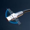 Netmak Nm-124 Cable USB a Usb-C con punta giratoria