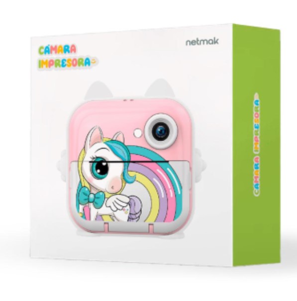 Netmak Nm-Kidcam-P Camara Instantanea Rosa