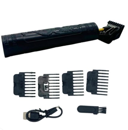 Afeitadora Vintage MODS-777 Black Metal TRimmer recargable USB