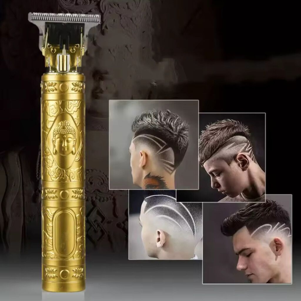 Afeitadora Vintage T9 Trimmer Plástico Mods-779 Dorado/Negro